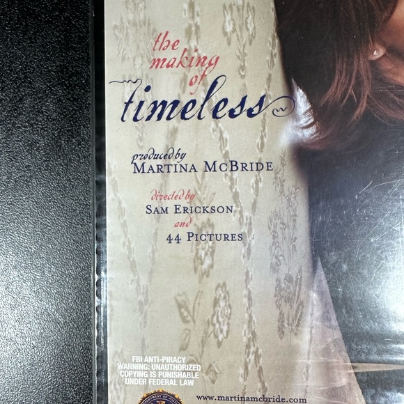 Martina McBride Timeless NEW! DVD,The Making of Timeless CD,Studio, Performance - Picture 4 of 5